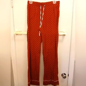 GAP Red Pajama pants with White Trim